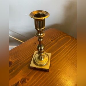 *FINAL SALE PRICE* Vintage antique brass candlestick candle holder